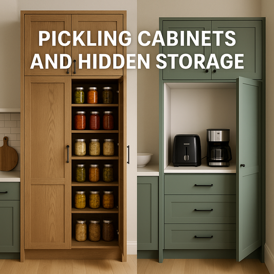 Why Pickling Cabinets and Hidden Storage Are Taking Over in 2025 Kitchen Design