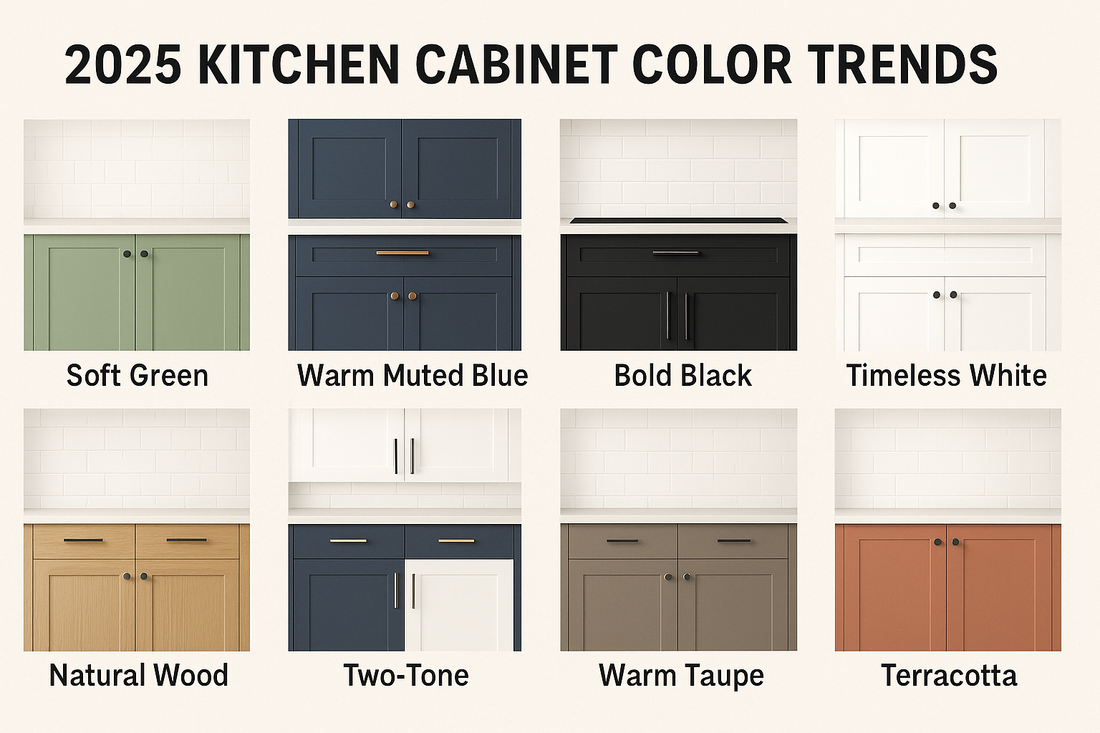 2025 Kitchen Cabinet Color Trends: What’s Hot This Year?