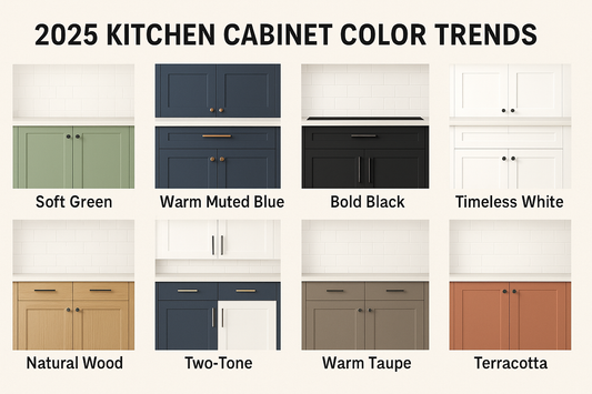 2025 Kitchen Cabinet Color Trends: What’s Hot This Year?